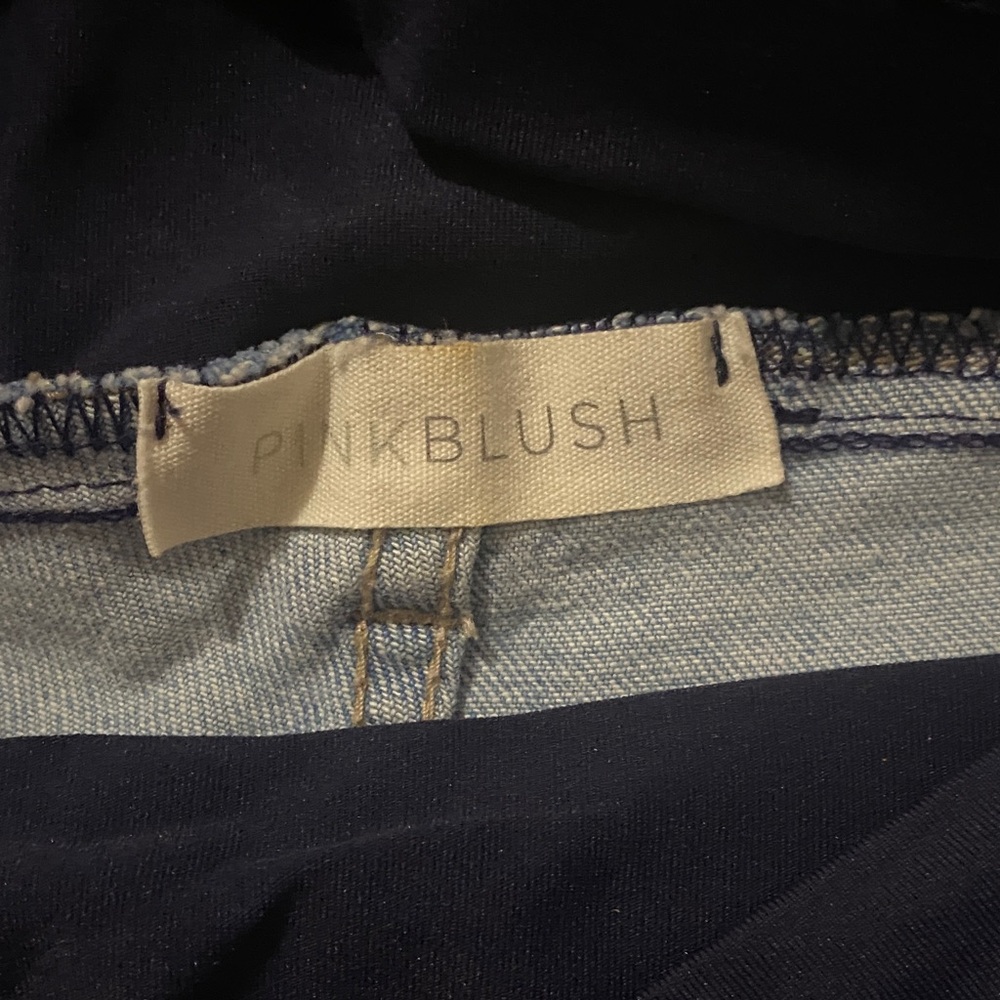 Stylish Blue Denim Maternity Women Shorts - Picture 2 of 2